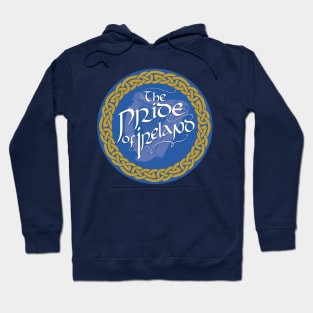 Pride of Ireland logo (Blue) Hoodie